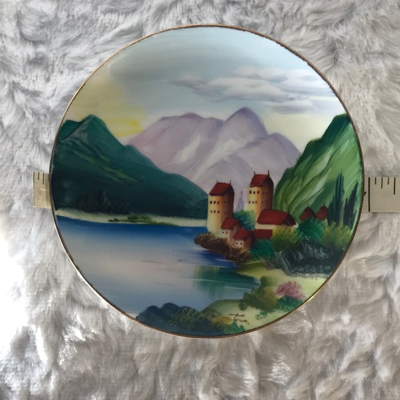Japan Accents Beautiful Vintage Hand Painted Japan Plate Signed Poshmark